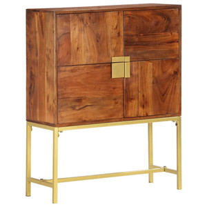  Highboard 31.5"x11.8"x39.4" Solid Acacia Wood A949-285868