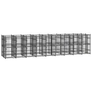  Outdoor Dog Kennel Steel 178.6 ft A949-3097944