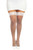 Fishnet Thigh High - Queen - White M919-DG-0001XWHTQ