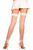 Sheer Thigh High - One Size - White M919-EM-1725W