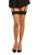 Cuban Heel Thigh High - One Size - Nude/black M919-DG-0338NBLKOS