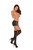 Sheer Thigh High - Queen Size - Black M919-EM-1725QB