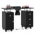 Manicure Table Nail Desk with Electric Dust Collector and 3 Dust Bags-Black - Color: Black D681-HB88759US-BK