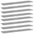  Bookshelf Boards 8 pcs Concrete Gray 39.4"x7.9"x0.6" Engineered Wood A949-805387