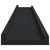  Picture Frame Ledge Shelves 2 pcs Black 31.5"x3.5"x1.2" MDF A949-323933