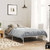  Metal Bed Frame without Mattress with Headboard White 39.4"x78.7 A949-376546