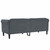  Sofa 3-Seater Dark Gray Velvet A949-372586