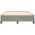  Bed Frame without Mattress Light Gray 53.9"x74.8" Full Velvet A949-347354
