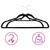  50 pcs Clothes Hanger Set Anti-slip Black Velvet A949-289921