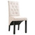  Dining Chairs 2 pcs Cream Fabric A949-249235