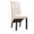  Dining Chairs 2 pcs Cream Fabric A949-249235