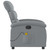  Massage Recliner Chair Light Grey Fabric A949-3205364