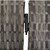  Room Divider 6 Panels Gray Poly Rattan A949-365354