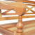  Batavia Bench 48.4" Solid Mahogany Wood Light Brown A949-337078