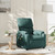  Massage Recliner Chair Dark Green Fabric A949-373428