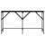  Console Table Black 55.1"x11.4"x29.5" Engineered Wood A949-837757