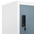  Locker Cabinet Light Gray and Dark Gray 35.4"x17.7"x70.9" Steel A949-339819