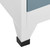 Locker Cabinet Light Gray and Dark Gray 35.4"x17.7"x70.9" Steel A949-339819