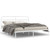  Metal Bed Frame without Mattress with Headboard White 76"x79.9 A949-376655