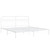 Metal Bed Frame without Mattress with Headboard White 76"x79.9 A949-376655