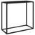  Console Table Black 31.5"x13.8"x29.5" Tempered Glass A949-322808