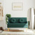  Bench with Cushions Dark Green 44.5"x25.4"x29.7" Fabric A949-372134