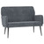  Bench Dark Gray 42.5"x31.1"x31.1" Velvet A949-351415