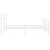  Metal Bed Frame without Mattress with FootboardWhite 76"x79.9 A949-355438