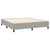  Box Spring Bed Frame Light Gray King Fabric (US Only) A949-3120906
