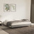  Bed Frame without Mattress Light Gray 76"x79.9" King Velvet A949-347012