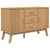  Sideboard OLDEN Brown 44.9"x16.9"x28.9" Solid Wood Pine A949-358597