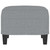  Footstool Light Gray 23.6"x19.7"x16.1" Fabric A949-349327