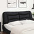  Headboard Cushion "Hvar" Black 59.8" Faux Leather A949-374631