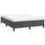  Bed Frame without Mattress Dark Gray 53.9"x74.8" Velvet A949-347355