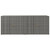  Garden Storage Cabinet Gray 78"x21.9"x31.5" Poly Rattan A949-319871