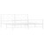  Metal Bed Frame without Mattress with Footboard White 76"x79.9 A949-376299