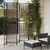  Room Divider 6 Panels Brown Poly Rattan A949-365401