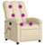  Massage Recliner Chair Cream Fabric A949-371748
