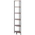  6 Tier Corner Shelf with LED Light, 68" Tall Corner Bookshelf with Storage Shelves for Collectible E415-ZLSZJSNJTMK60HWF0001V9