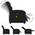  Massage Recliner Chair Black Fabric A949-371703