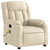  Massage Recliner Chair Cream Fabric A949-3205779