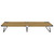 Folding Sun Lounger Taupe Steel A949-47758