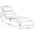  Sun Lounger with Cushion Taupe Solid Wood Acacia A949-367636