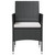  16 Piece Patio Lounge Set with Cushions Poly Rattan Black A949-3095956