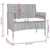  16 Piece Patio Lounge Set with Cushions Poly Rattan Black A949-3095956