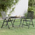  3 Piece Patio Dining Set Expanded Metal Mesh Anthracite A949-3084721