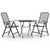  3 Piece Patio Dining Set Expanded Metal Mesh Anthracite A949-3084717