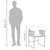 Patio Chairs with Cushions 4 pcs Black Poly Rattan A949-4007475