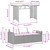  2 Piece Patio Dining Set with Cushions Brown Poly Rattan A949-366330