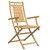  Folding Patio Chairs 4 pcs 20.9"x26"x39" Bamboo A949-3278514